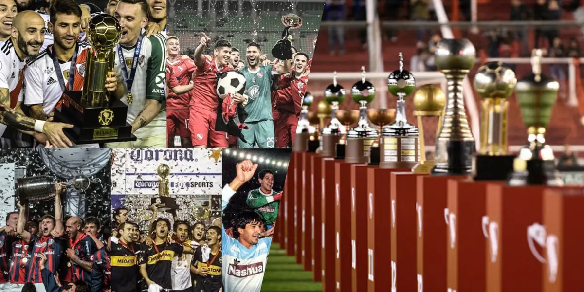 Gigantes regionales: Los equipos argentinos con más títulos internacionales / X