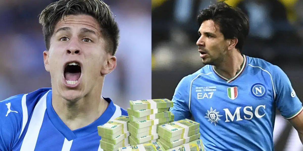 Giuliano y Giovanni Simeone, en sus respectivos equipos.