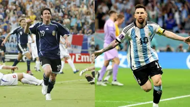 Goles de Messi en Mundiales.