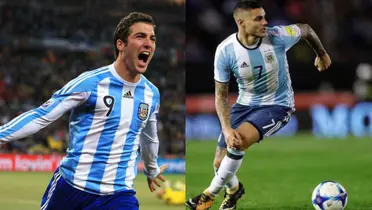 Gonzalo Higuaín y Mauro Icardi.