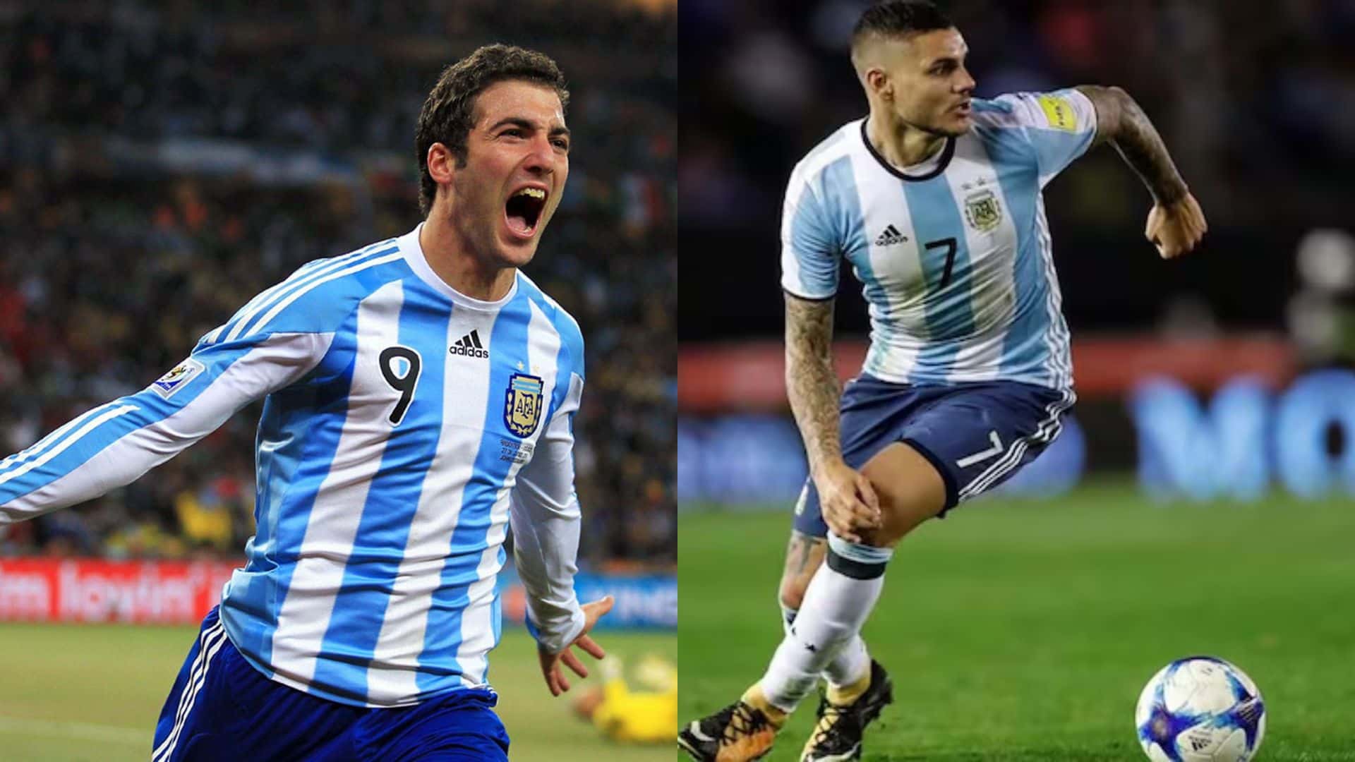 Gonzalo Higuaín y Mauro Icardi.