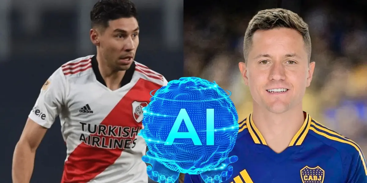 Gonzalo Montiel - Ander Herrera (Foto: X)