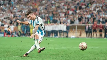 Gonzalo Montiel por patear el ultimo penal de la copa del mundo 2022