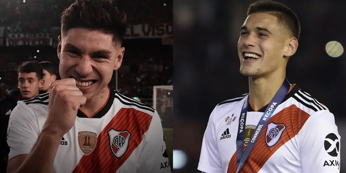 Gonzalo Montiel y Lucas Martínez Quarta