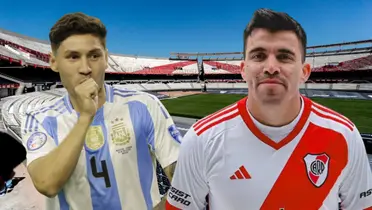 Gonzalo Montiel y Marcos Acuña (Foto tomada de: Universo/Transfermarkt/River Plate)