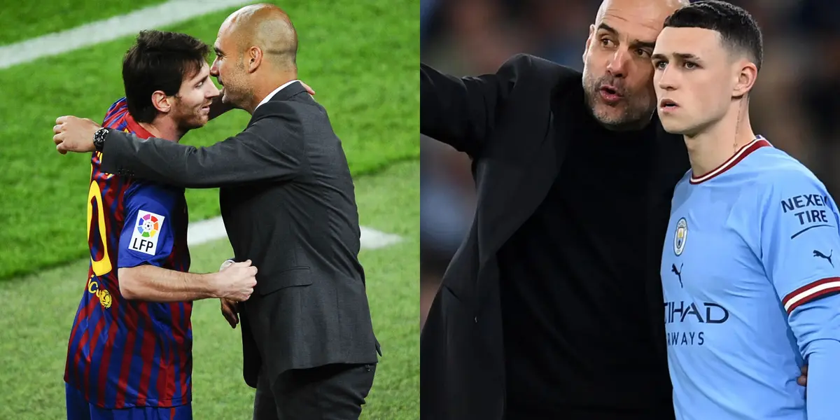 Guardiola comparó a Foden con Messi