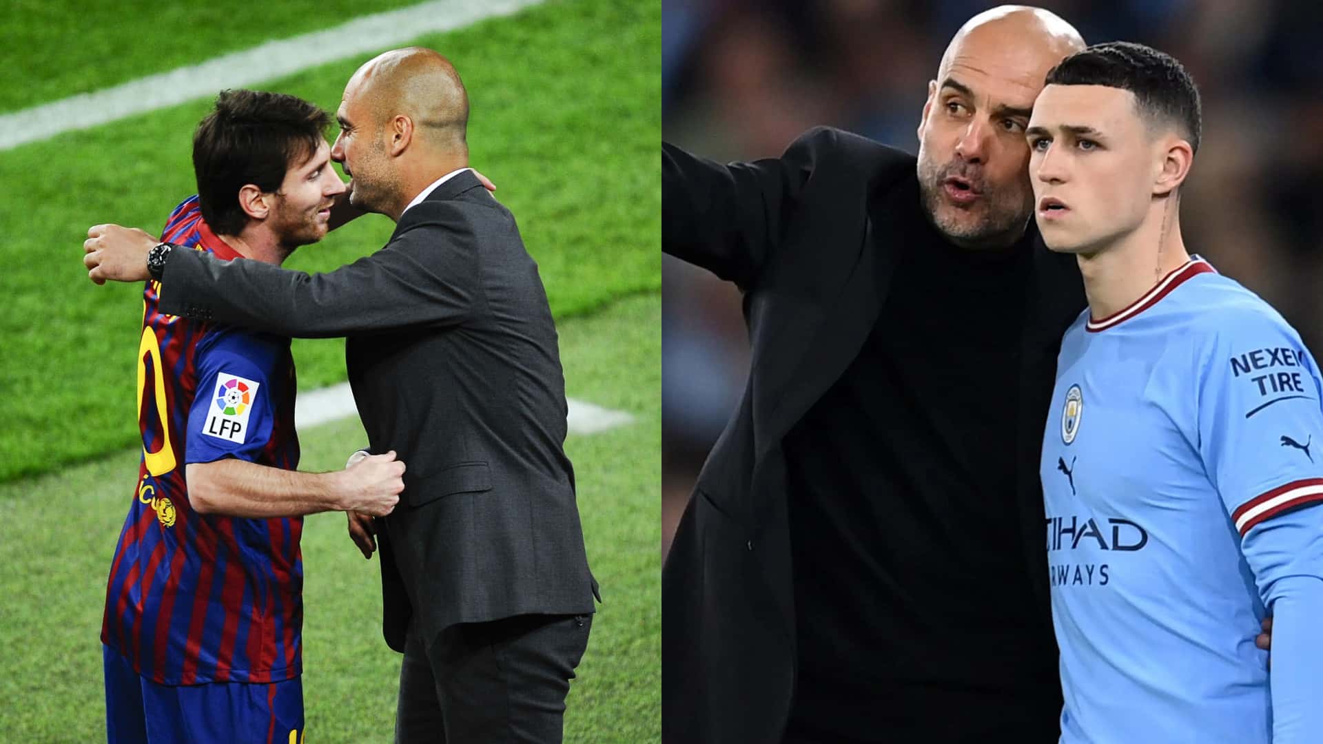 Guardiola comparó a Foden con Messi