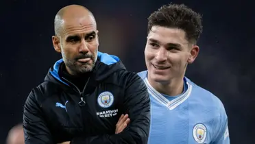 Guardiola le dio un golpe bajo a Julián Álvarez