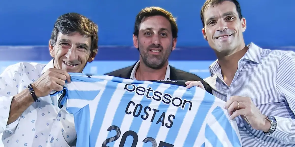Gustavo Costas, Diego Milito y Sebastián Saja