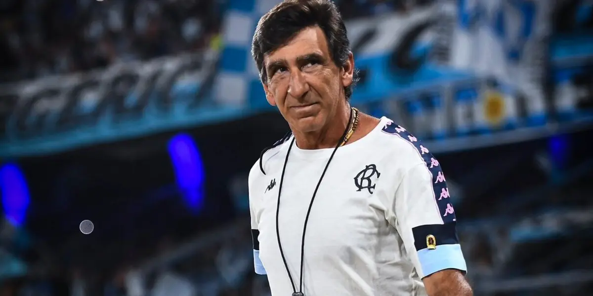 Gustavo Costas en el Cilindro de Avellaneda.