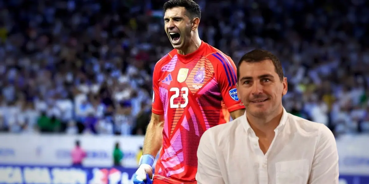 Iker Casillas - Emiliano Martínez (Foto: X)