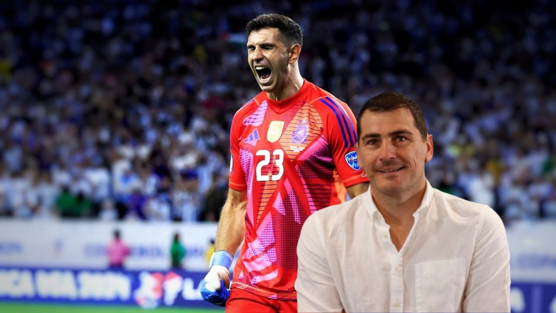 Iker Casillas - Emiliano Martínez (Foto: X)
