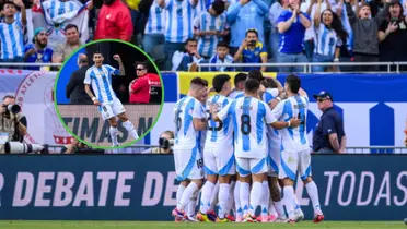 Imágenes del partido de la Selección Argentina ante Ecuador, 2024.