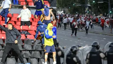 Incidentes en el fútbol argentino.