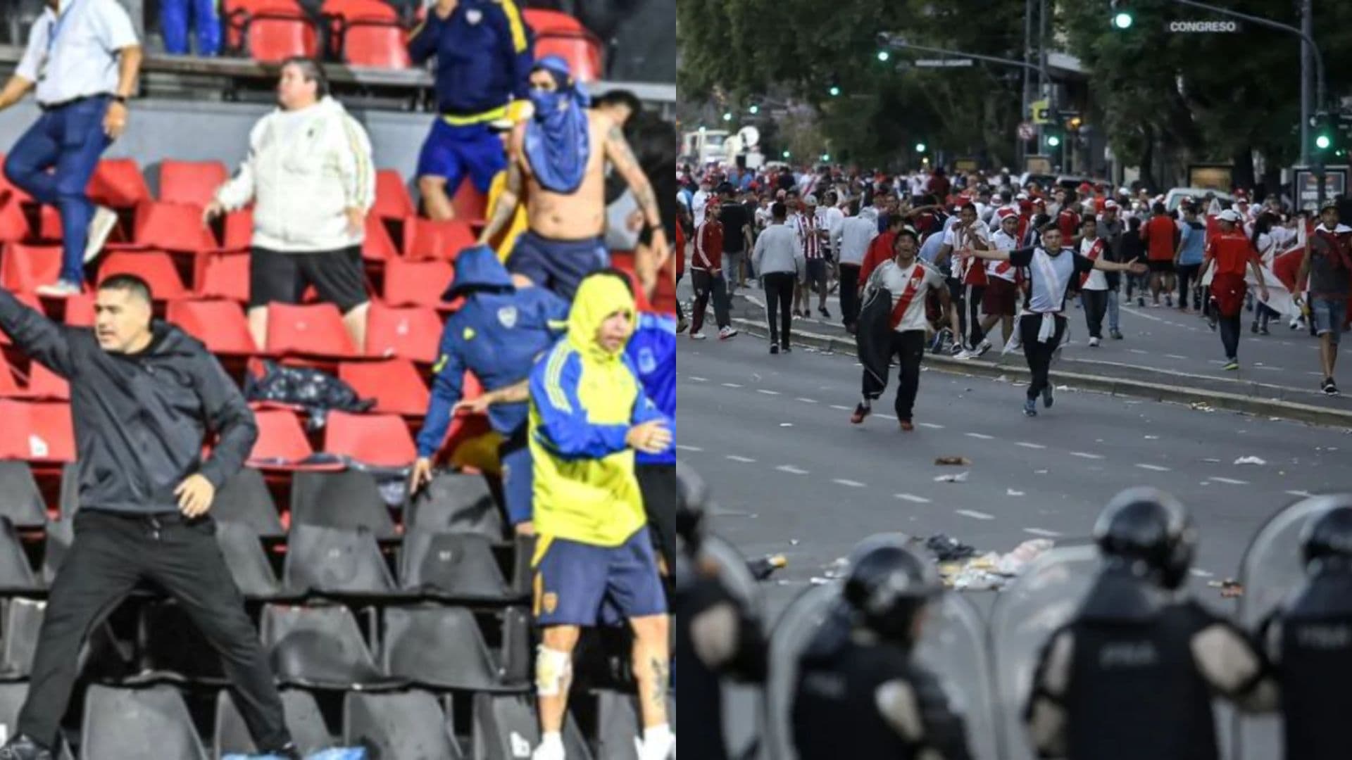 Incidentes en el fútbol argentino.