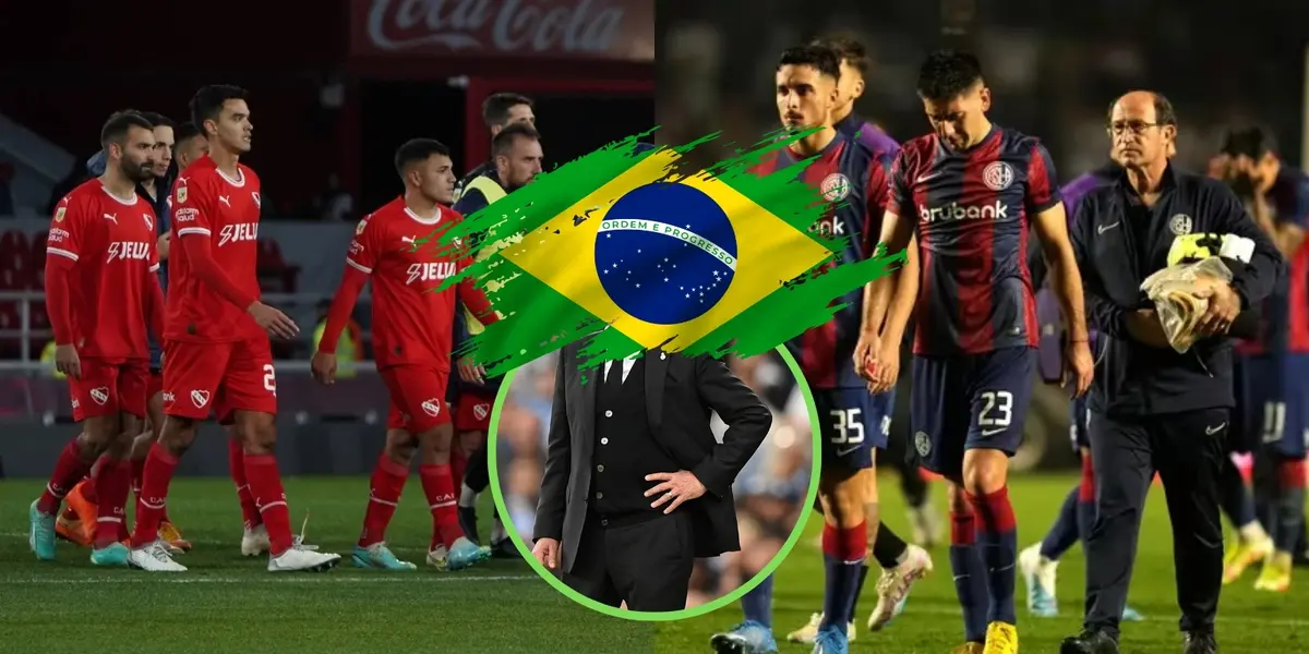 Independiente y San Lorenzo junto a un DT.