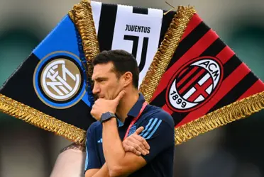 Inter, Juventus y Milan se pelean por un jugador que borró Scaloni