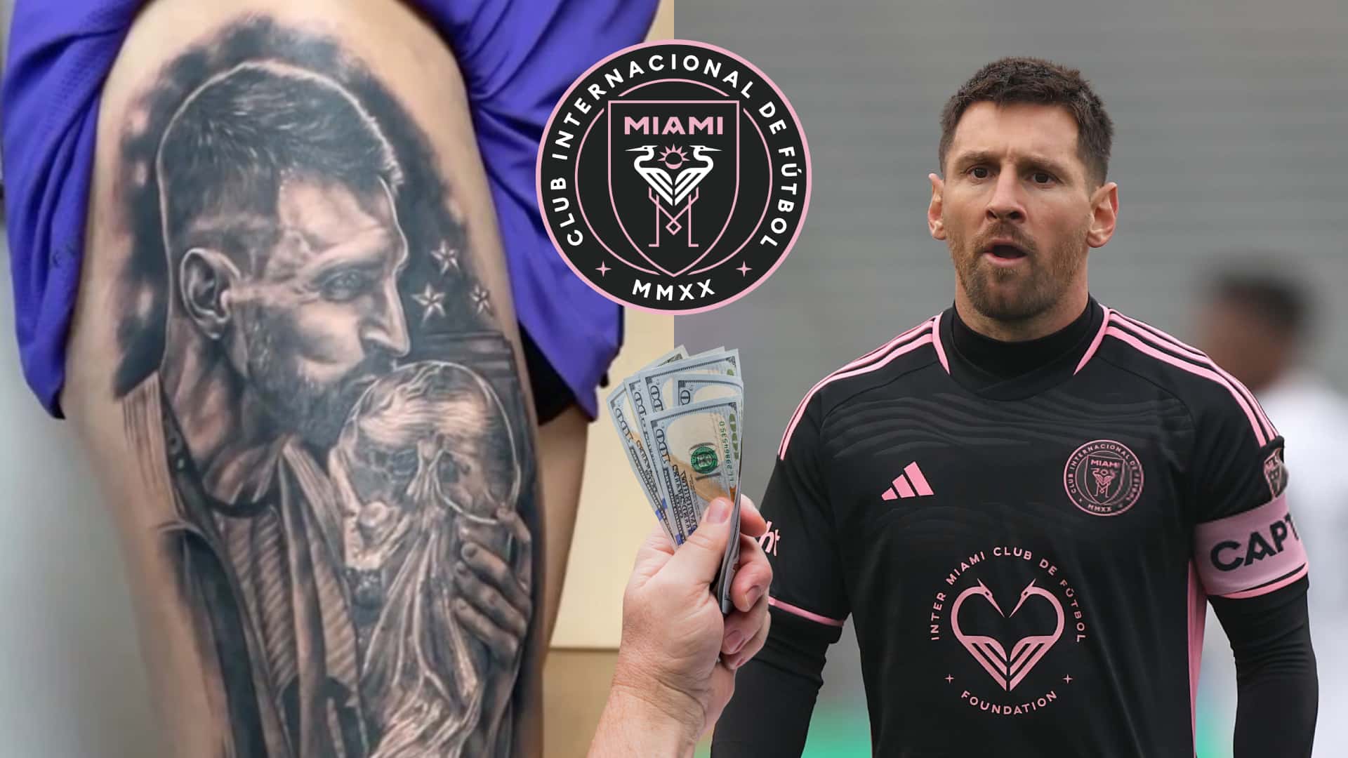 Inter Miami quiere a un argentino que tiene tatuado a Messi
