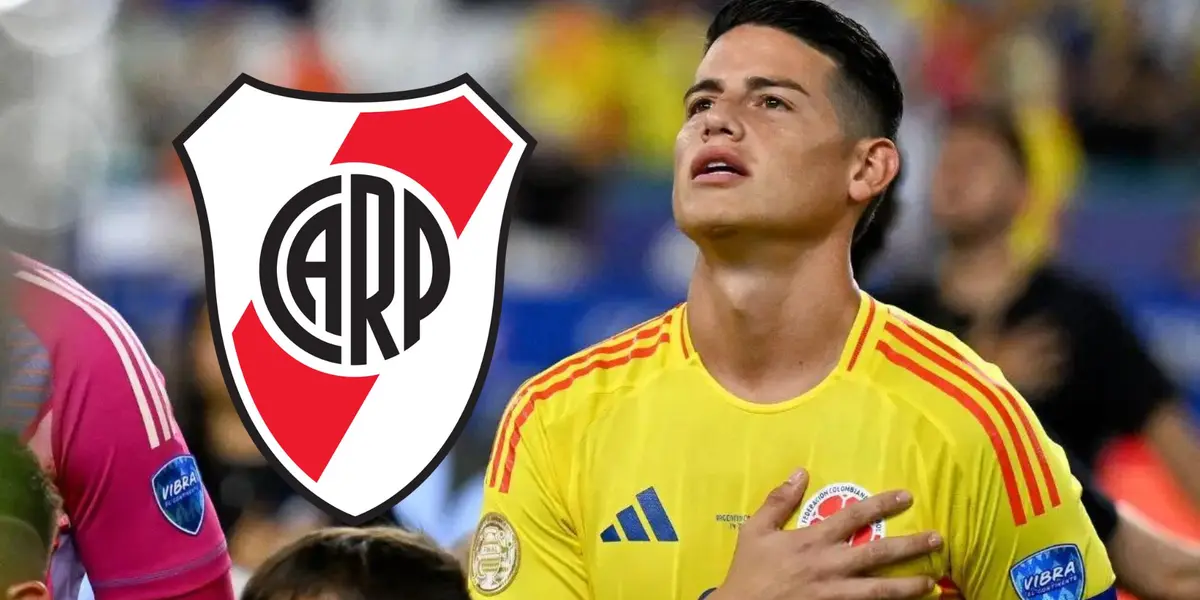 James Rodríguez con la camiseta de la Selección colombiana.