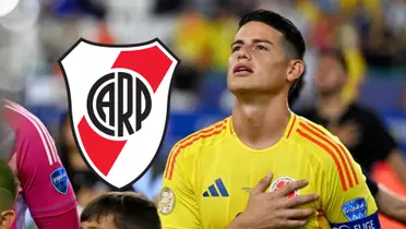 James Rodríguez con la camiseta de la Selección colombiana.