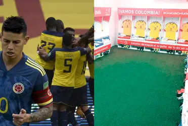James Rodríguez fue quien no bajó los brazos pese a la goleada sufrida por Colombia a manos de Ecuador y así fue su reacción ya en los camerinos