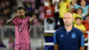 Javier Mascherano y Lionel Messi