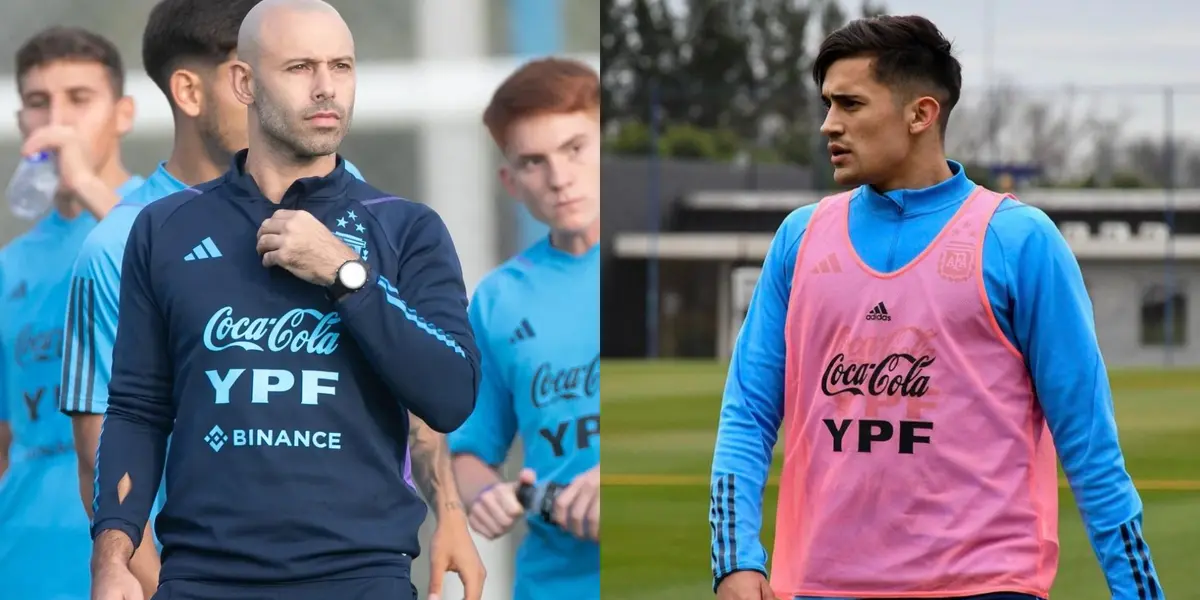 Javier Mascherano y Pablo Solari.