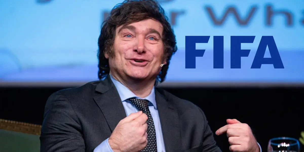 Javier Milei durante una entrevista de TV.