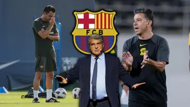 Mientras Gallardo suena para el Barça, esto dijo Laporta sobre el futuro de Xavi