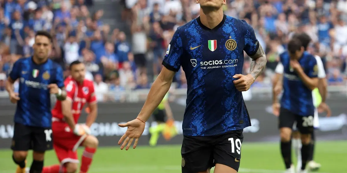 Joaquín Correa marcó por duplicado en el triunfo del Neroazzurro 3 a 0 ante Sampdoria, aunque el Milan terminó coronándose en la Serie A. 