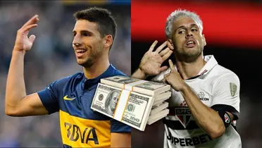 Jonathan Calleri en San Pablo y en Boca.