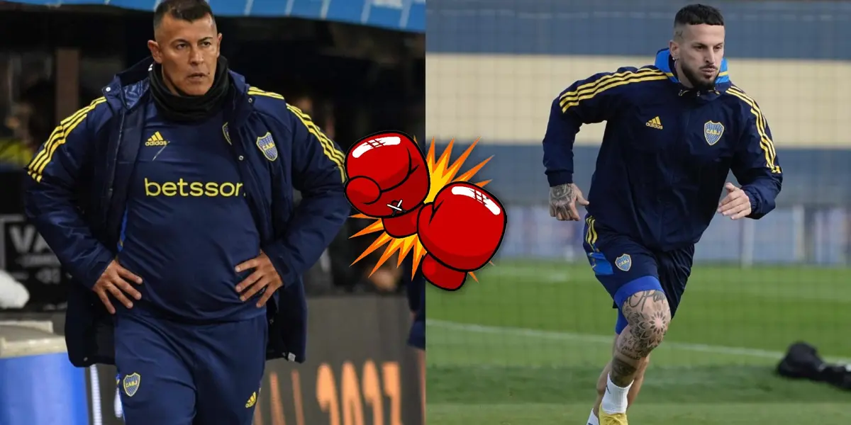 Jorge Almirón y Darío Benedetto.