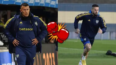 Jorge Almirón y Darío Benedetto.