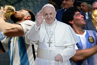 Jorge Bergoglio contestó la clásica pregunta sobre los dos astros argentinos.