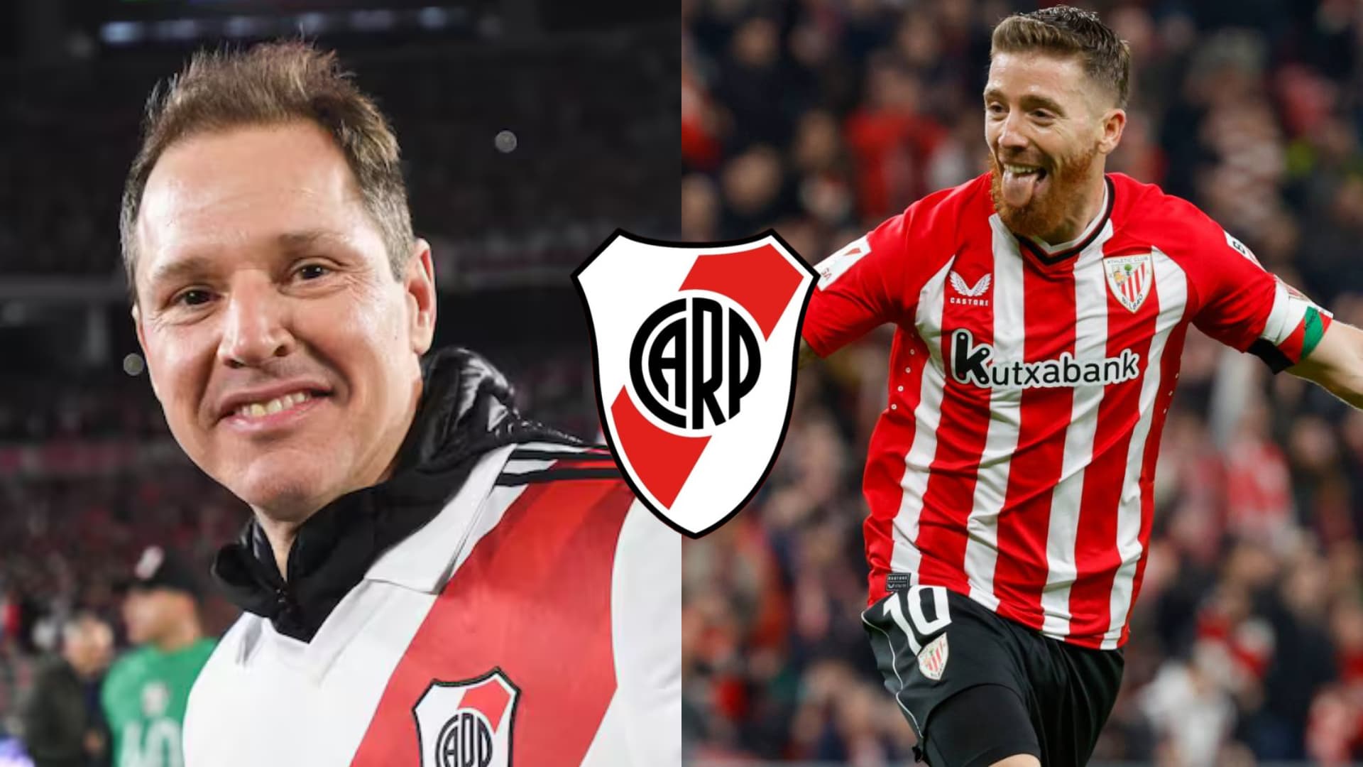Jorge Brito levanta el pulgar; y Muniain festeja un gol con Bilbao.
