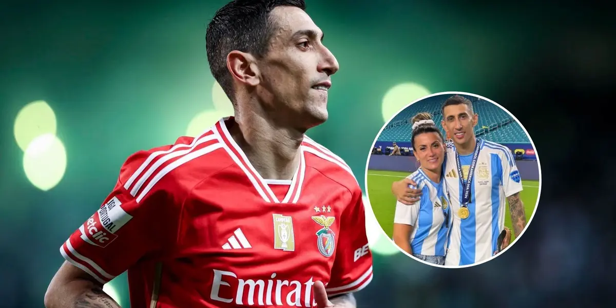 Jorgelina Cardoso - Ángel Di María (Foto: X)