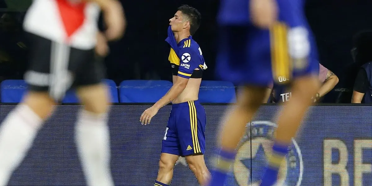 Jorman Campuzano se hizo expulsar ayer frente a River Plate y ahora se podría perder el duelo ante Santos por Copa Libertadores.