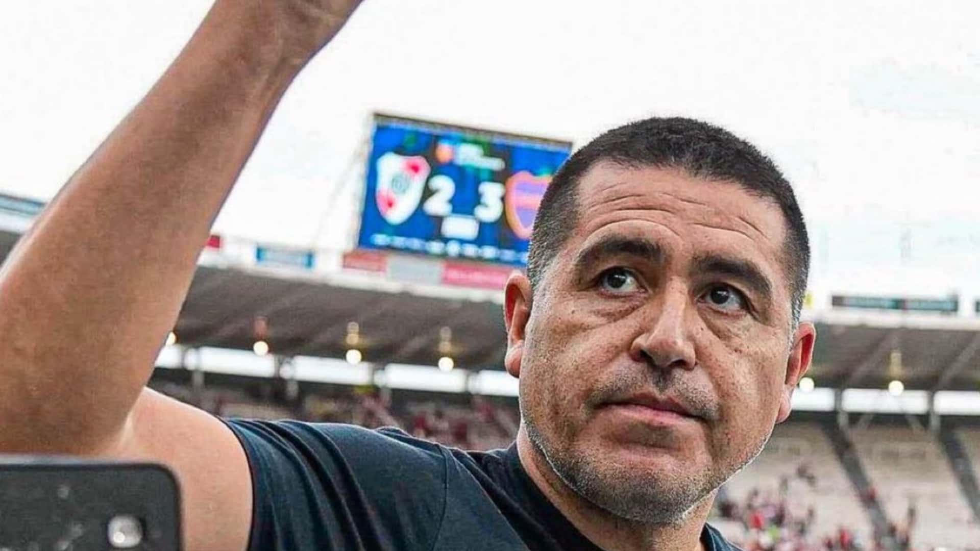 Juan Román Riquelme en Córdoba.