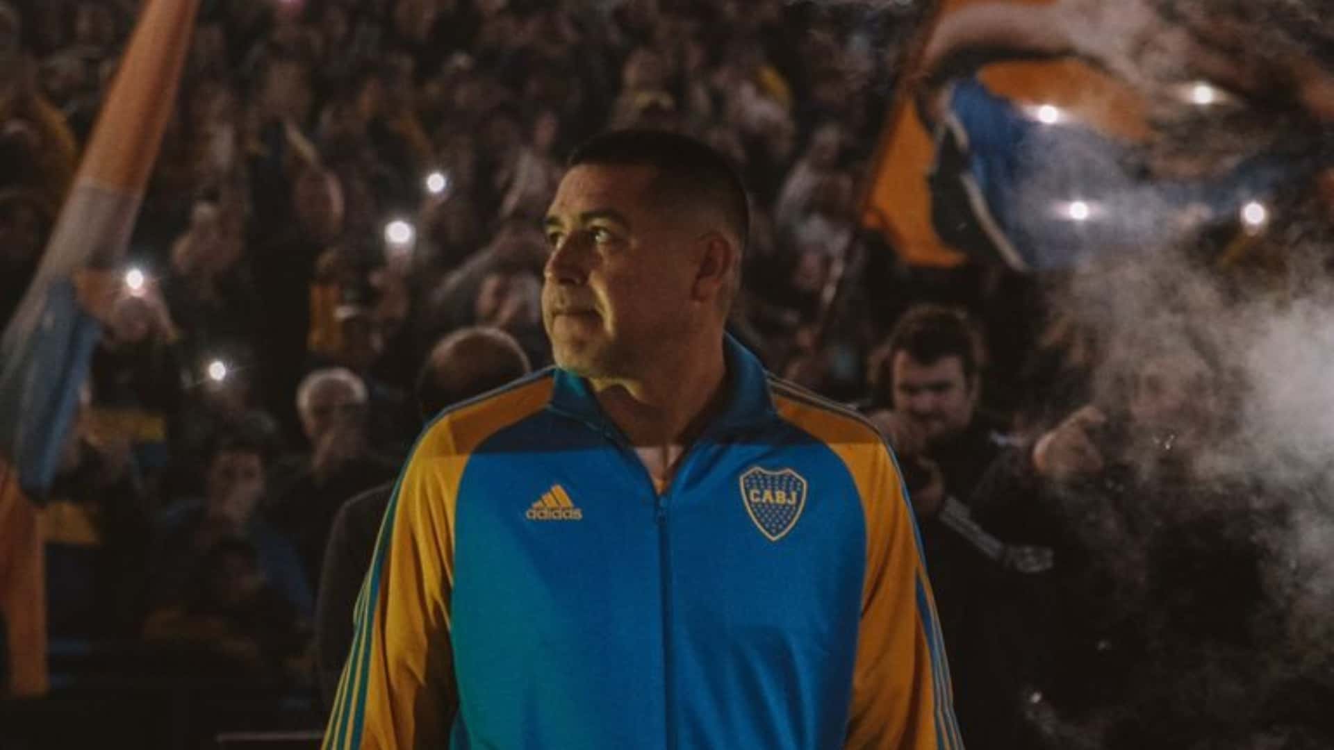 Juan Román Riquelme en su despedida de Boca