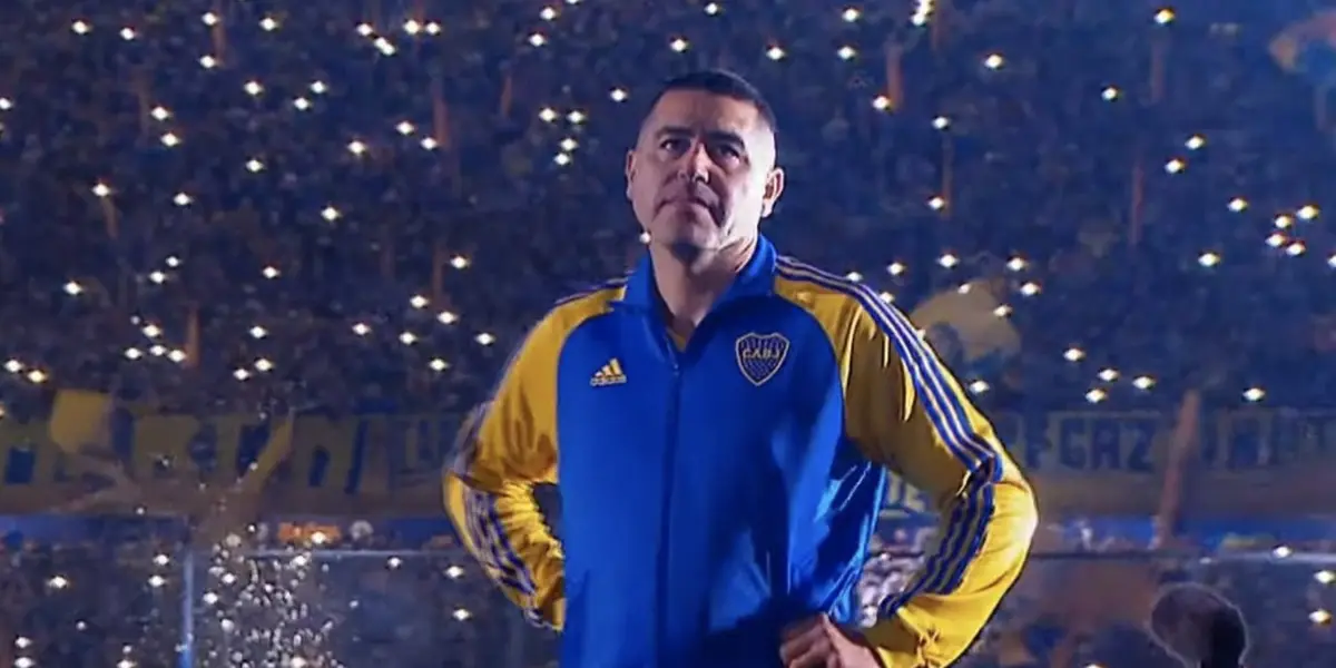 Juan Román Riquelme en su partido de despedida