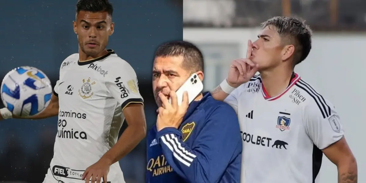 Juan Román Riquelme, no apunta ni a Fausto Vera ni a Carlos Palacios.