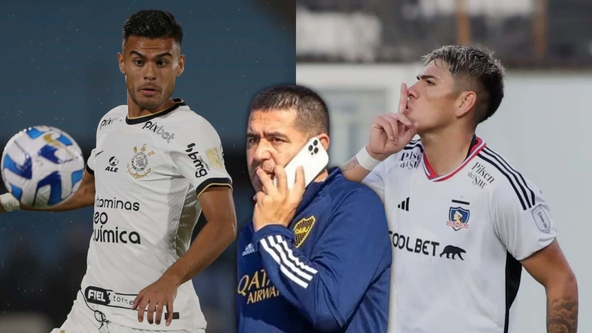 Juan Román Riquelme, no apunta ni a Fausto Vera ni a Carlos Palacios.