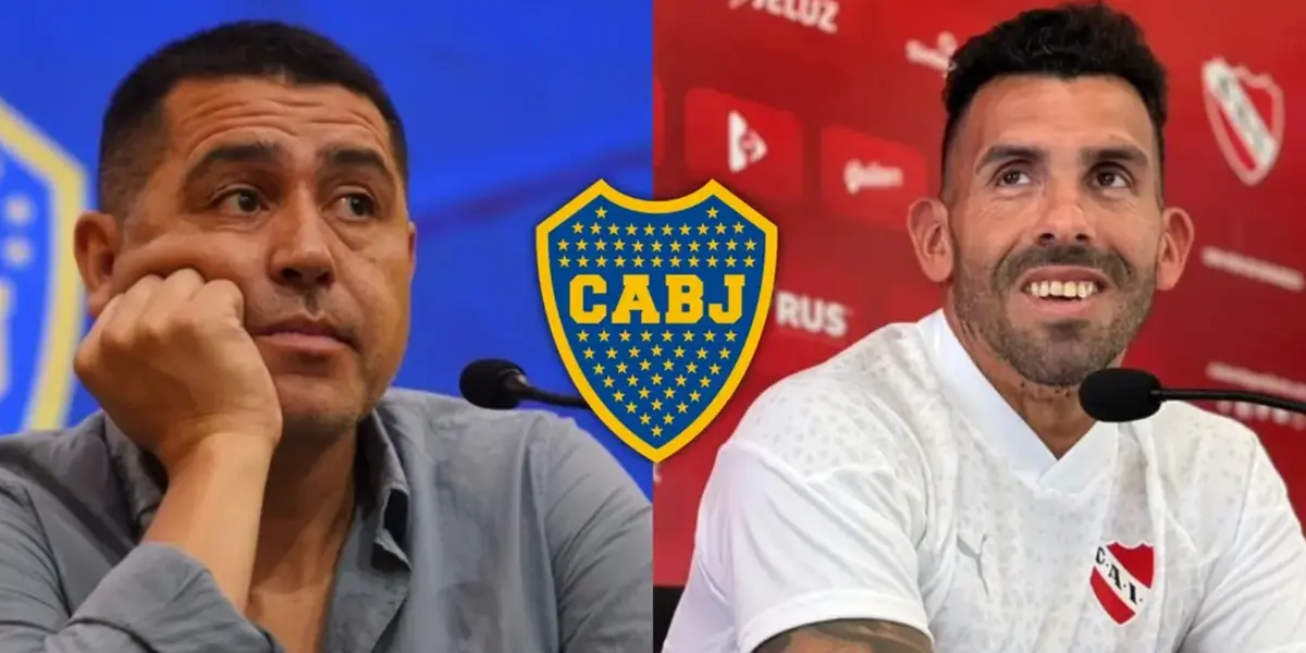 Juan Román Riquelme y Carlos Tévez..