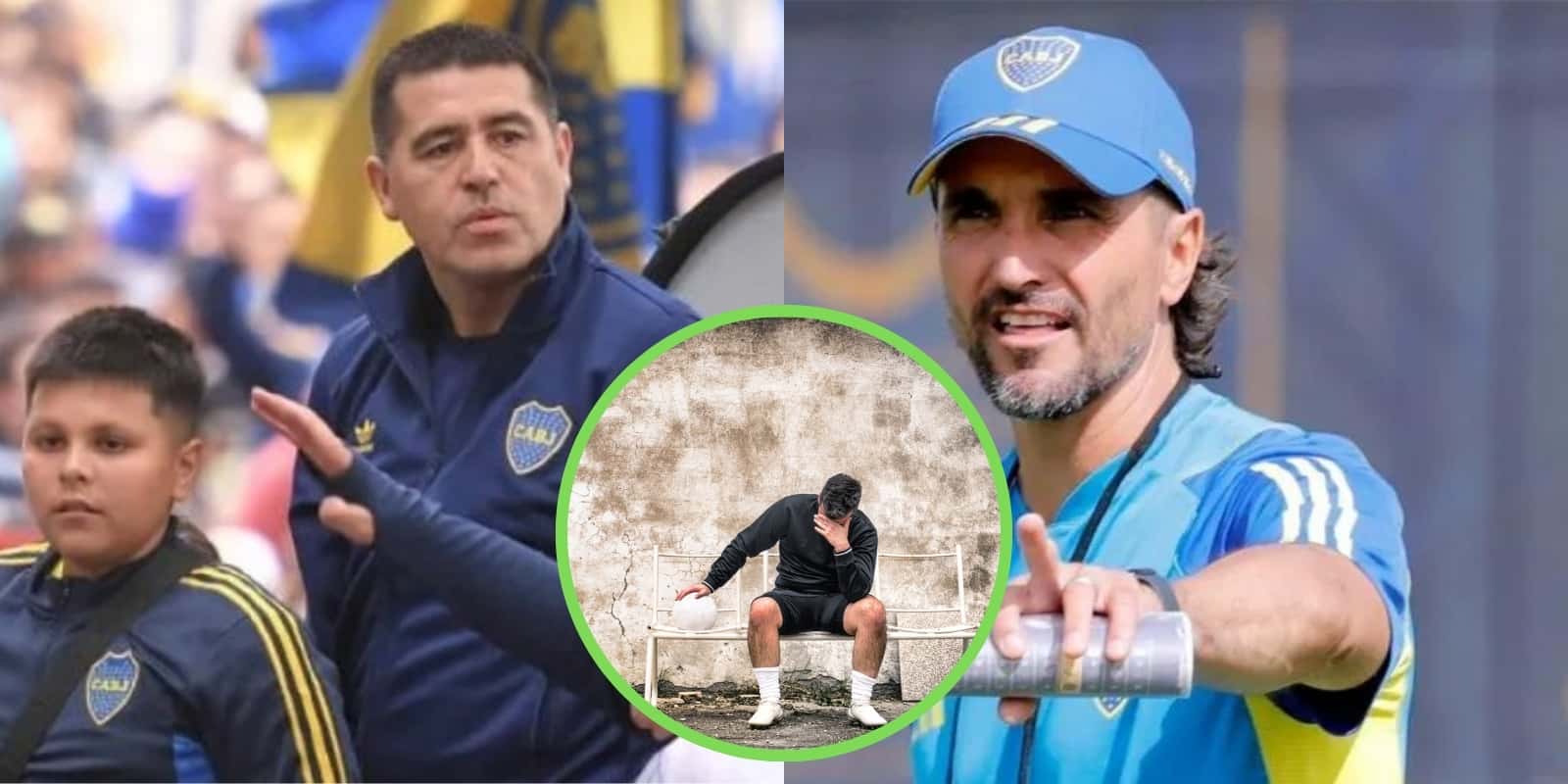 Juan Román Riquelme y Diego Martínez.