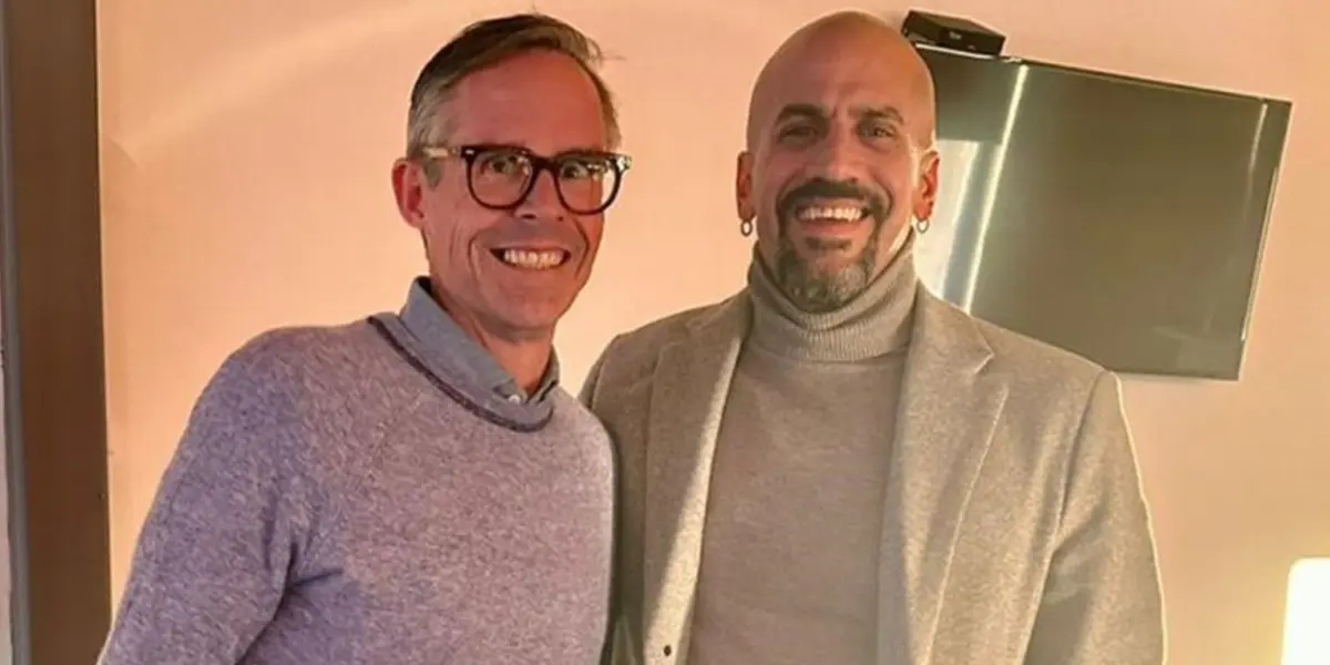 Juan Sebastián Verón y Foster Gillet