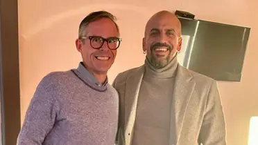 Juan Sebastián Verón y Foster Gillet