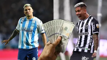 Juanfer Quintero vs Matías Zaracho.