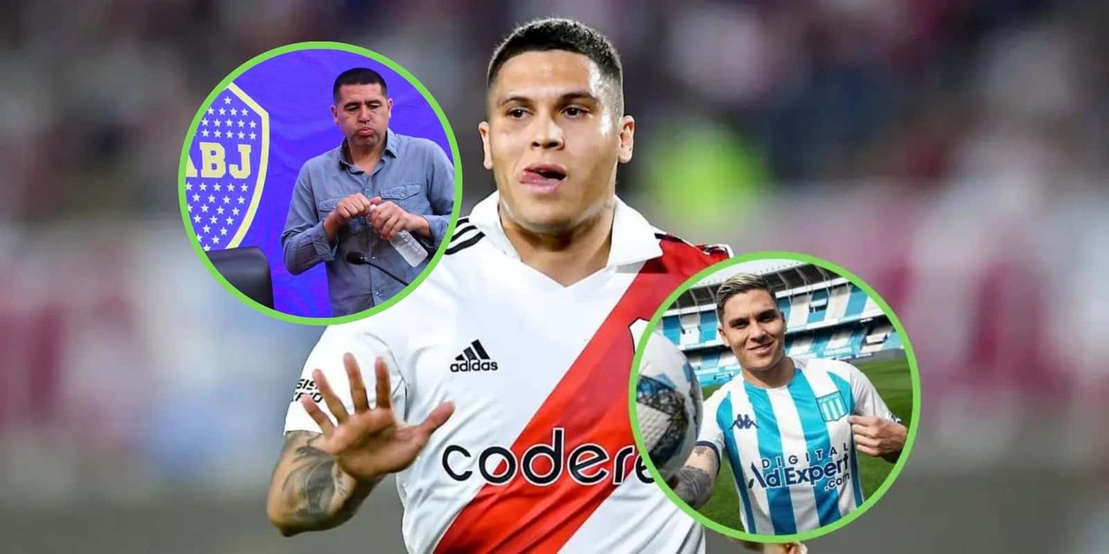 Juanfer Quintero y Riquelme.