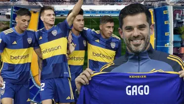 Jugadores Boca Juniors y Fernando Gago (Foto tomada de: Milenio/Boca Juniors/Top)