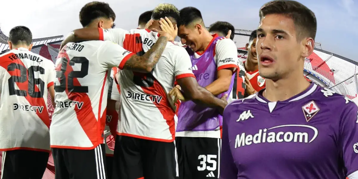 Jugadores River Plate y Lucas Martínez Quarta (Foto tomada de: Goal/Gionfilarete/River)
